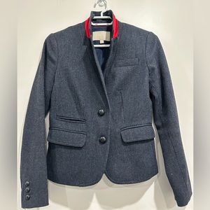 Banana Republic Factory navy tweed blazer Size 0